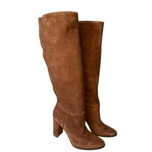 Lauren Ralph Lauren Tan Suede Heeled Boots